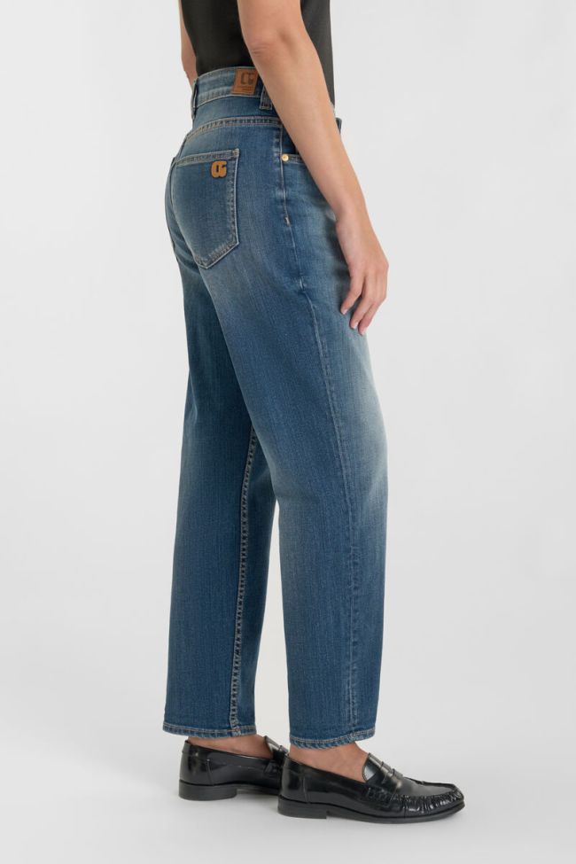Jeans 400/60 girlfriend Clelia taille haute bleu N°3