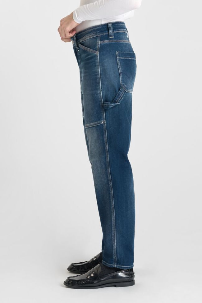 Jeans 400/60 girlfriend Union taille haute 7/8ème bleu N°2