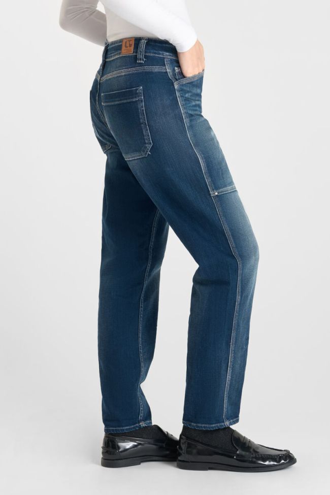 Jeans 400/60 girlfriend Union taille haute 7/8ème bleu N°2