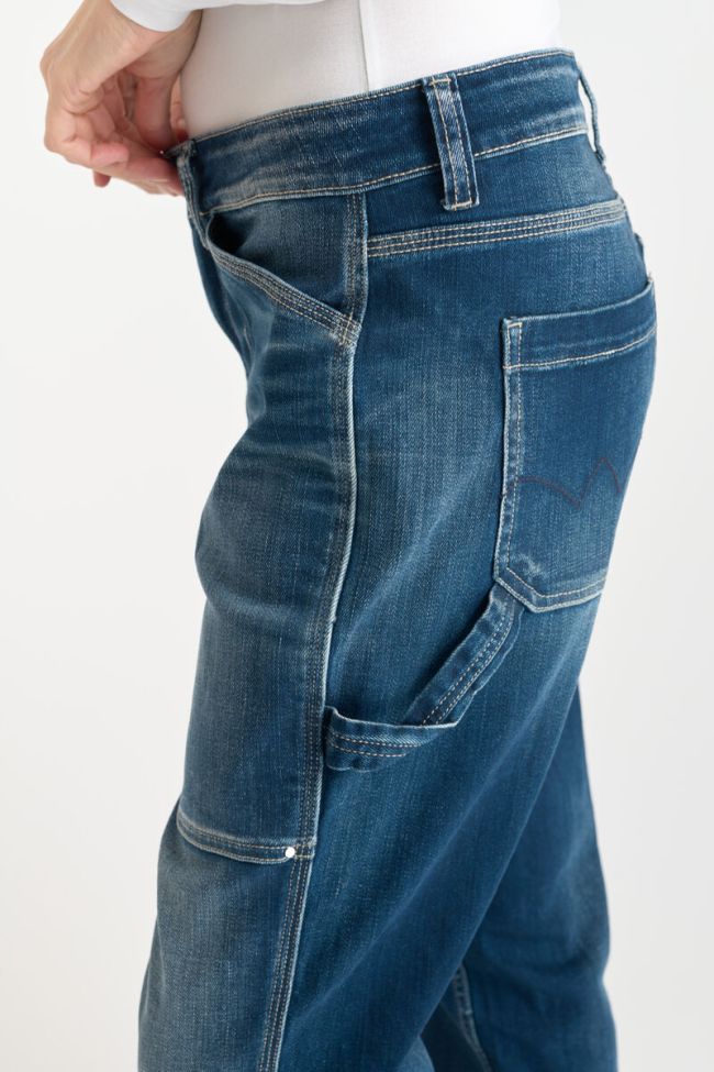 Jeans 400/60 girlfriend Union taille haute 7/8ème bleu N°2