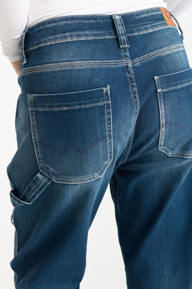 Jeans 400/60 girlfriend Union taille haute 7/8ème bleu N°2