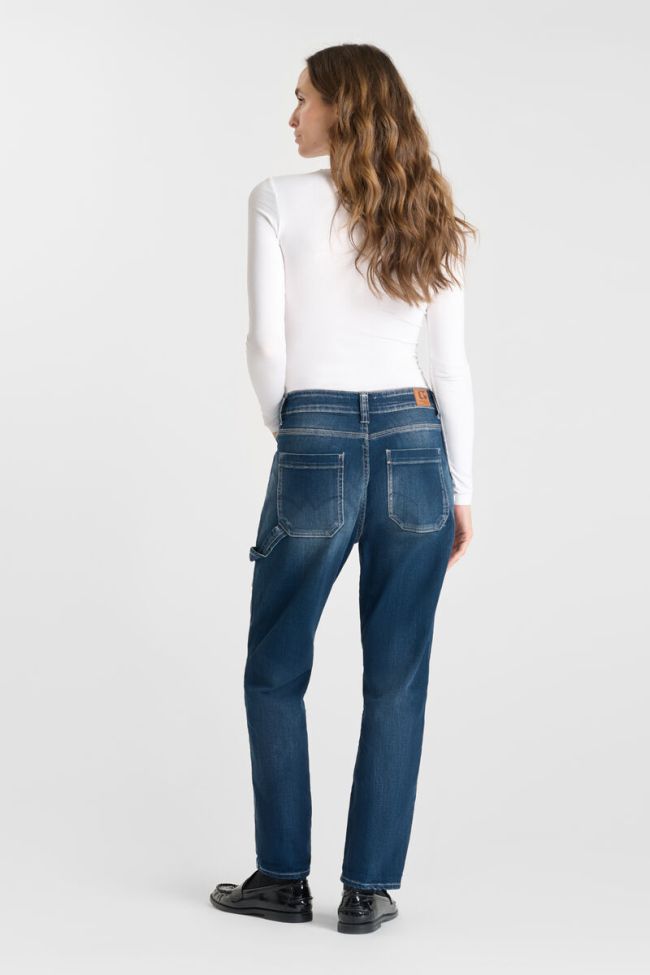 Jeans 400/60 girlfriend Union taille haute 7/8ème bleu N°2