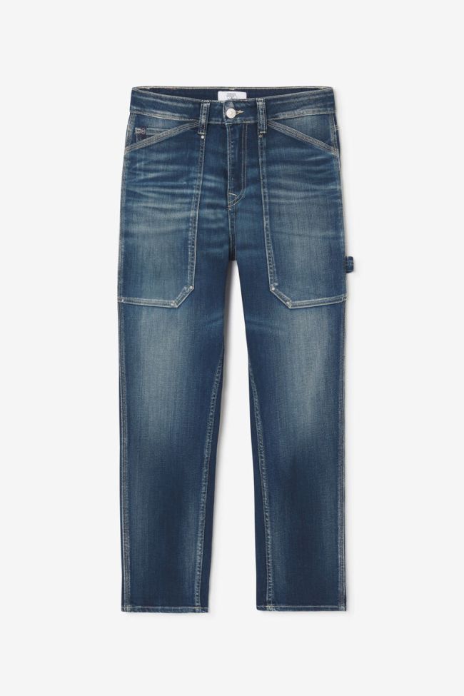 Jeans 400/60 girlfriend Union taille haute 7/8ème bleu N°2