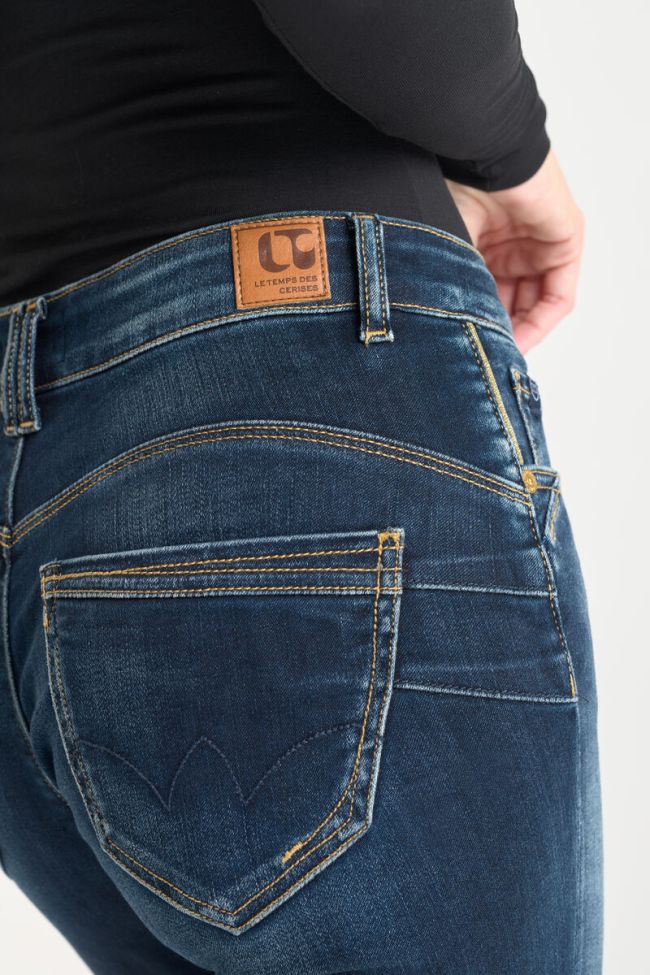 Jeans pulp slim Clas taille haute 7/8ème bleu N°2