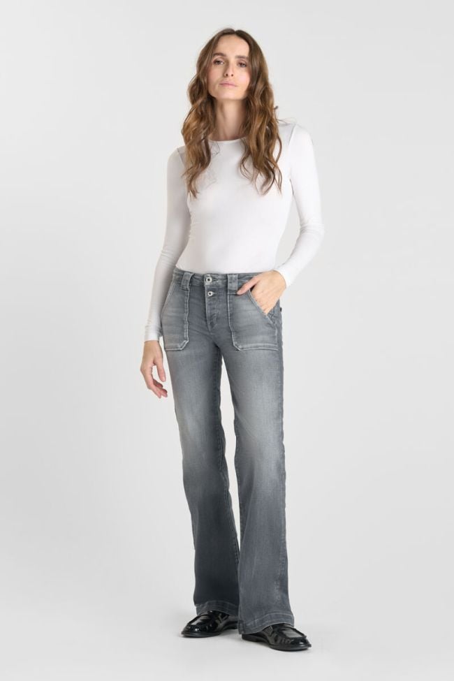 Jeans flare gris N°2