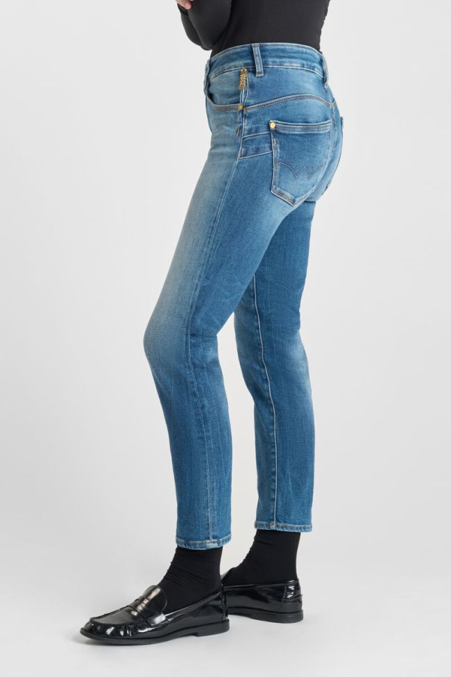 Jeans pulp regular Herah taille haute 7/8ème bleu N°4