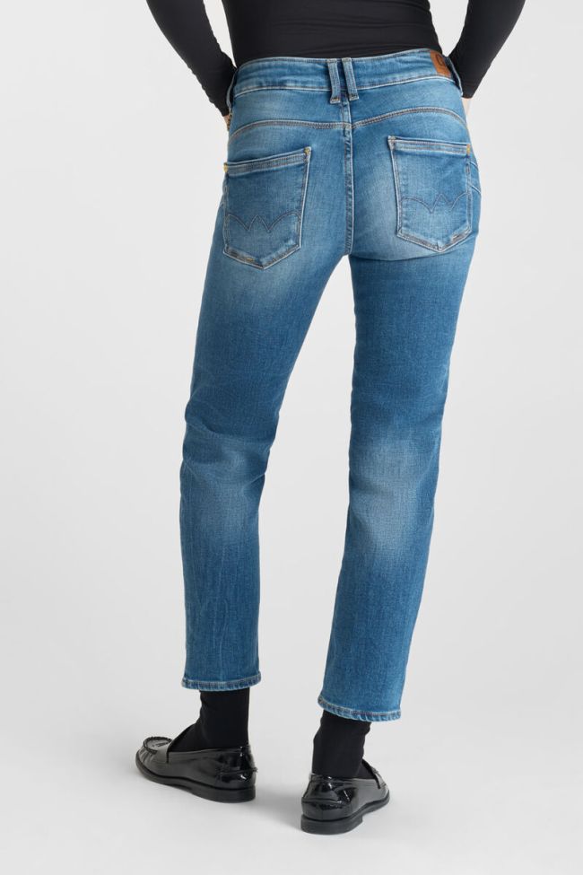 Jeans pulp regular Herah taille haute 7/8ème bleu N°4