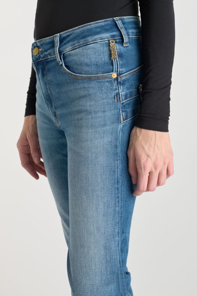 Jeans pulp regular Herah taille haute 7/8ème bleu N°4