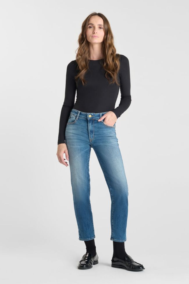 Jeans pulp regular Herah taille haute 7/8ème bleu N°4