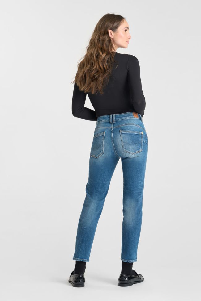Jeans pulp regular Herah taille haute 7/8ème bleu N°4