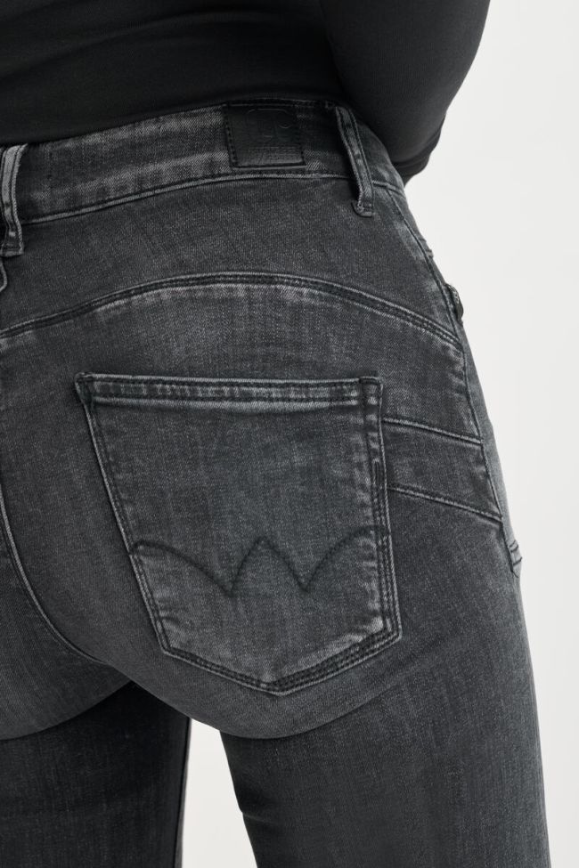 Jeans pulp flare Hooks taille haute noir N°1