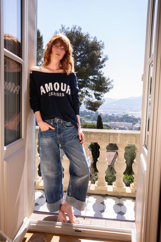 Jeans regular loose Leal bleu N°3