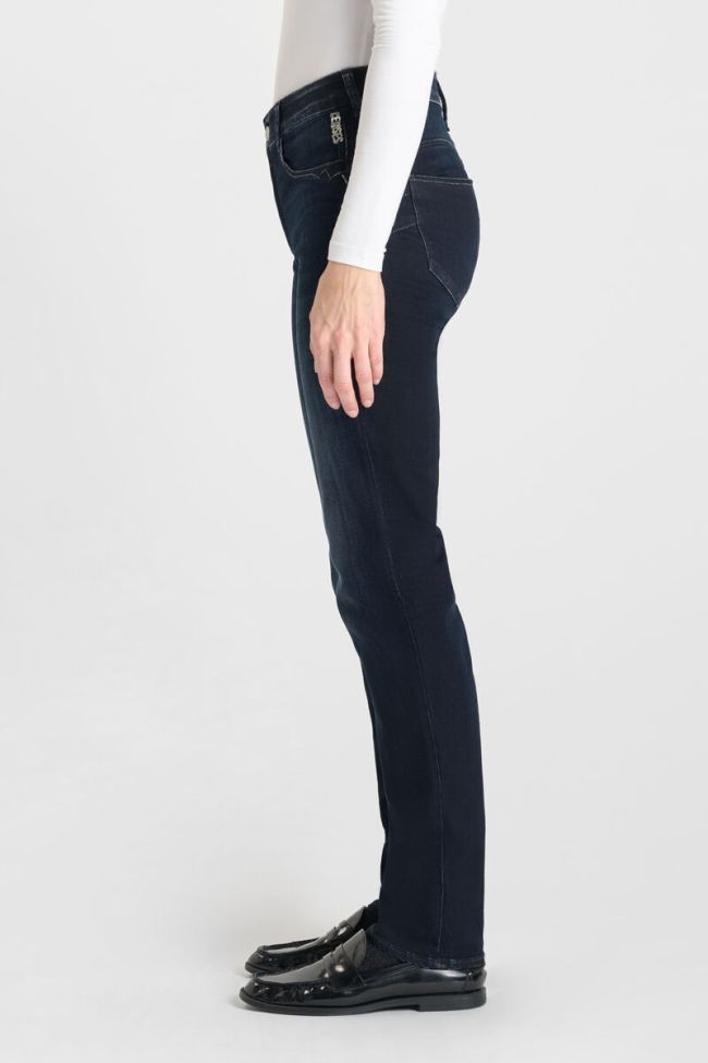 Jeans pulp regular Lidia taille haute bleu-noir N°1