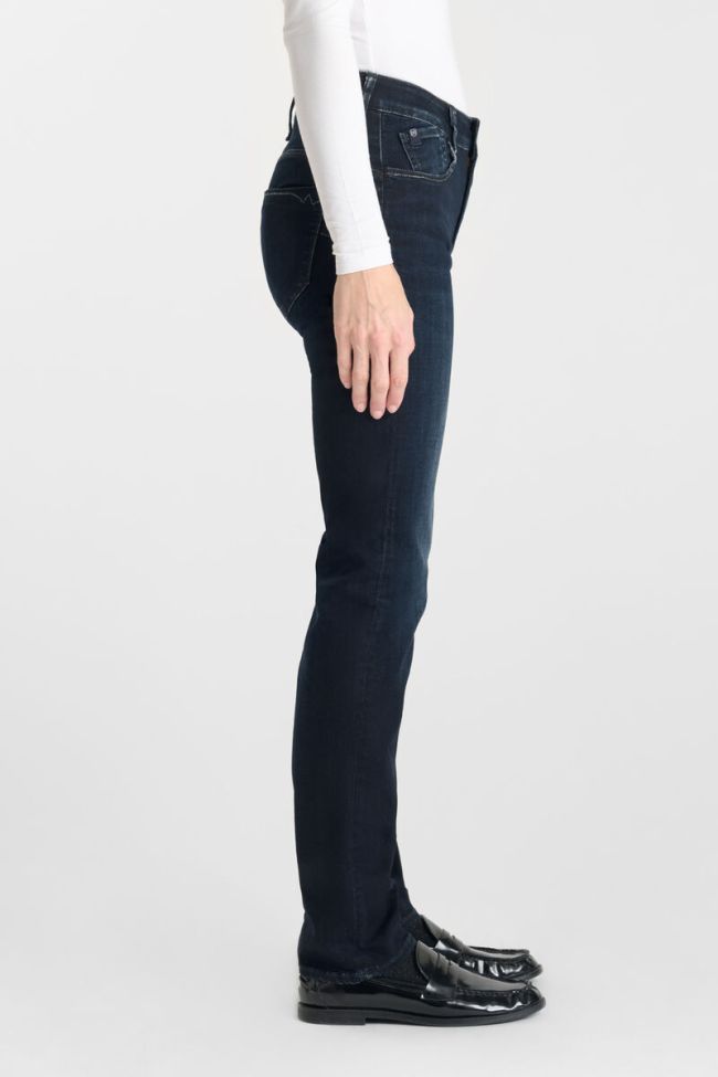 Jeans pulp regular Lidia taille haute bleu-noir N°1