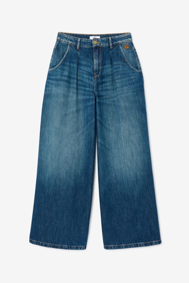 Jeans extra wide leg taille haute bleu N°3