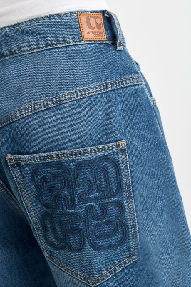 Jeans balloon Madie kahiki bleu N°2