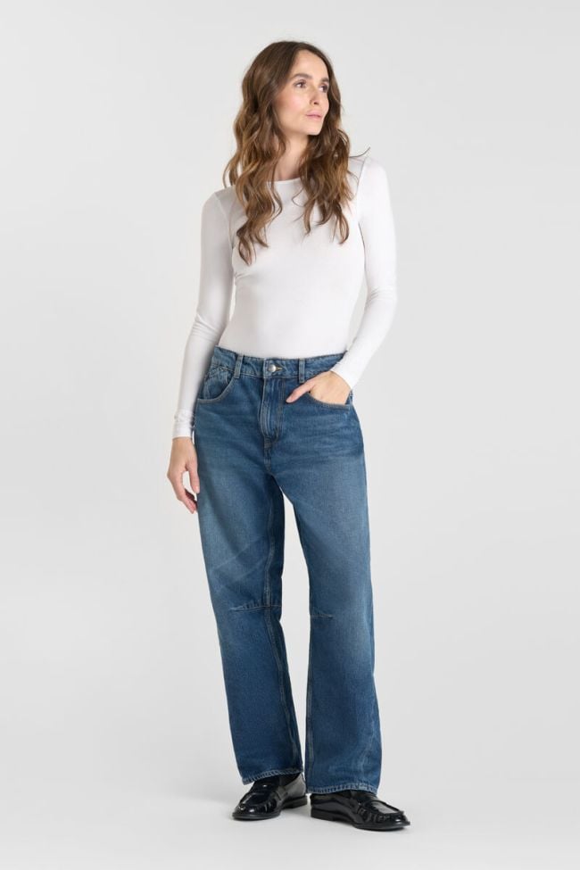 Jeans balloon Madie kahiki bleu N°2