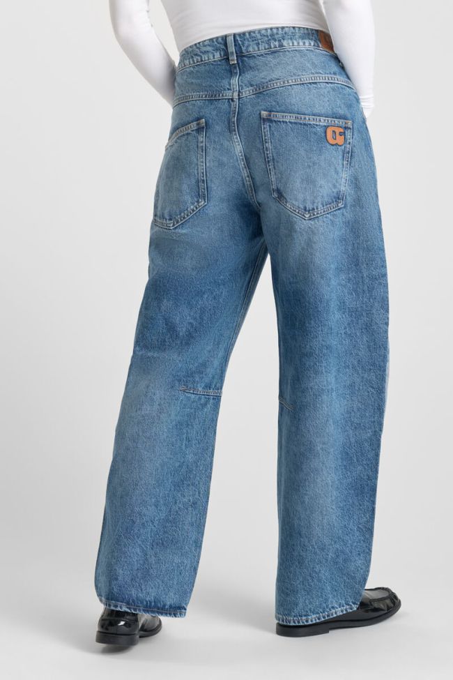 Jeans balloon Madie leder bleu N°4