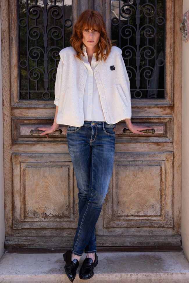 Jeans pulp slim Mallo bleu N°2