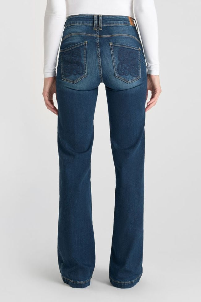 Jeans pulp flare Ponor taille haute bleu N°2