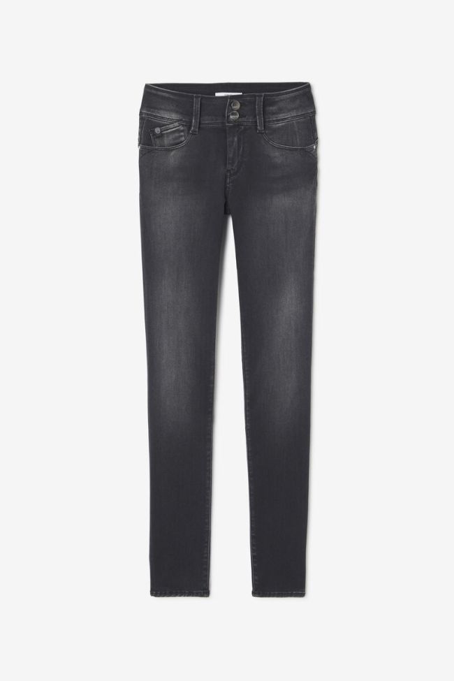 Jeans ultra pulp slim Yuto taille haute noir N°1
