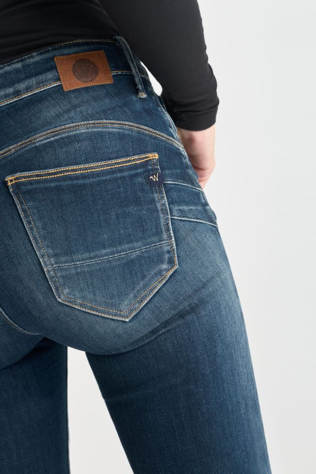 Jeans pulp regular Zep taille haute 7/8ème bleu N°2