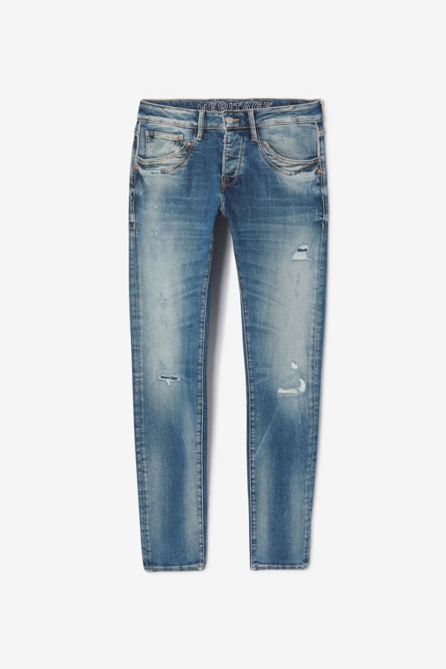 Jeans 700/11 adjusted Jager destroy bleu N°4