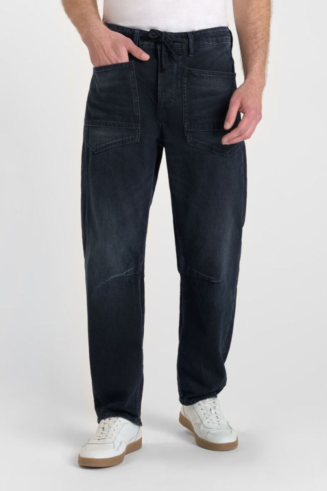 Jeans loose Hobo Work bleu-noir N°1