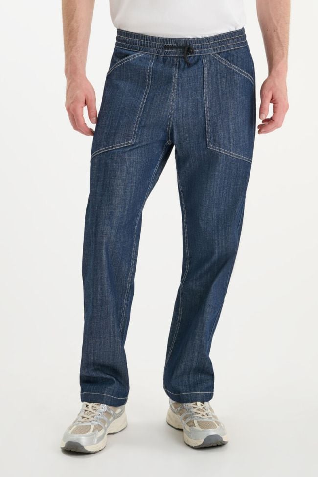 Jeans loose Milak bleu N°0