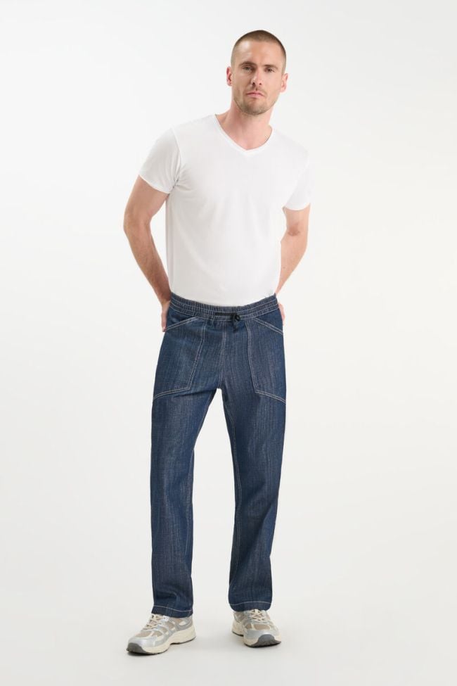 Jeans loose Milak bleu N°0