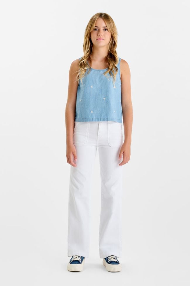 Jeans flare blanc