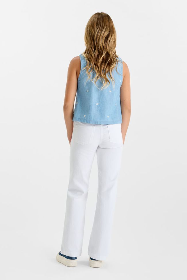 Jeans flare blanc