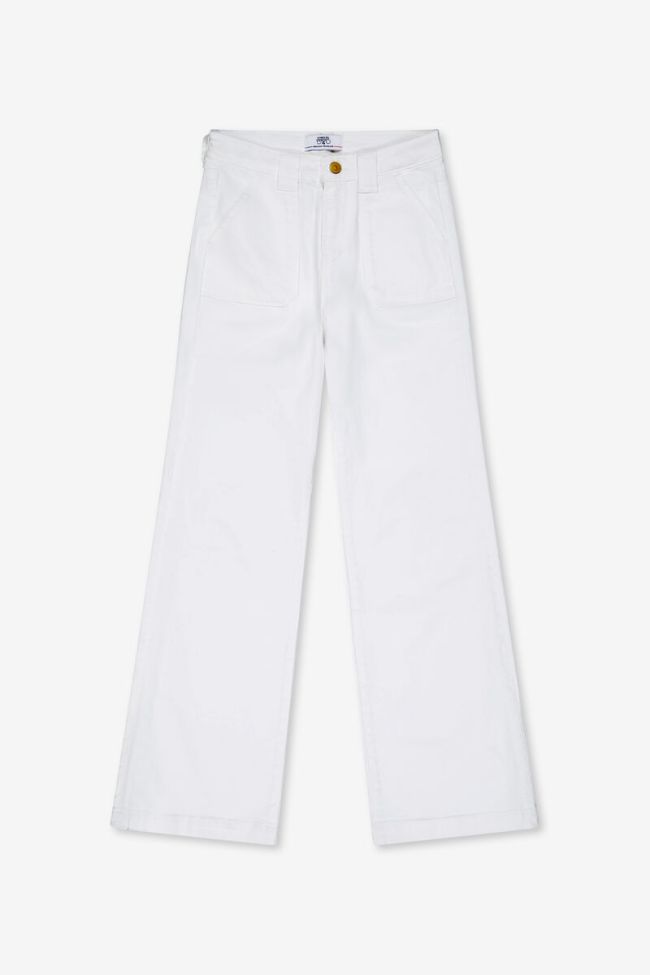Jeans flare blanc