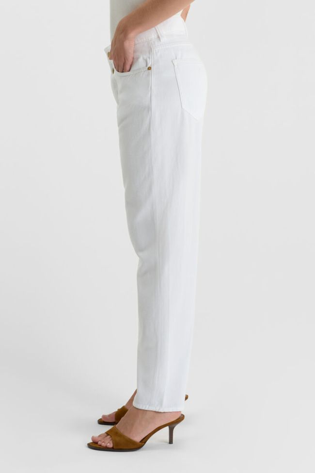 Jeans 400/60 girlfriend Riki tencel blanc