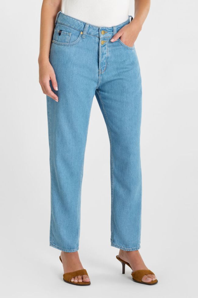 Jeans 400/60 girlfriend Riki tencel bleu