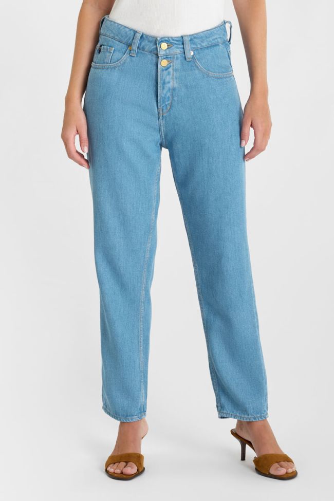 Jeans 400/60 girlfriend Riki tencel bleu