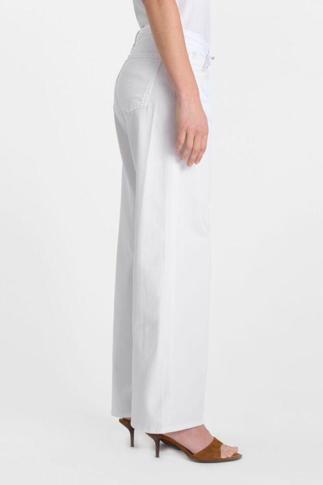Jeans wide leg Lauryn Jab blanc