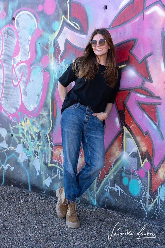 James 400/60 girlfriend by Véronika Loubry jeans bleu moyen