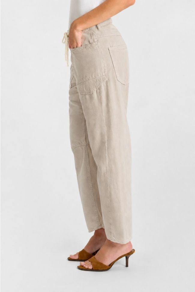 Jeans balloon Madie beige
