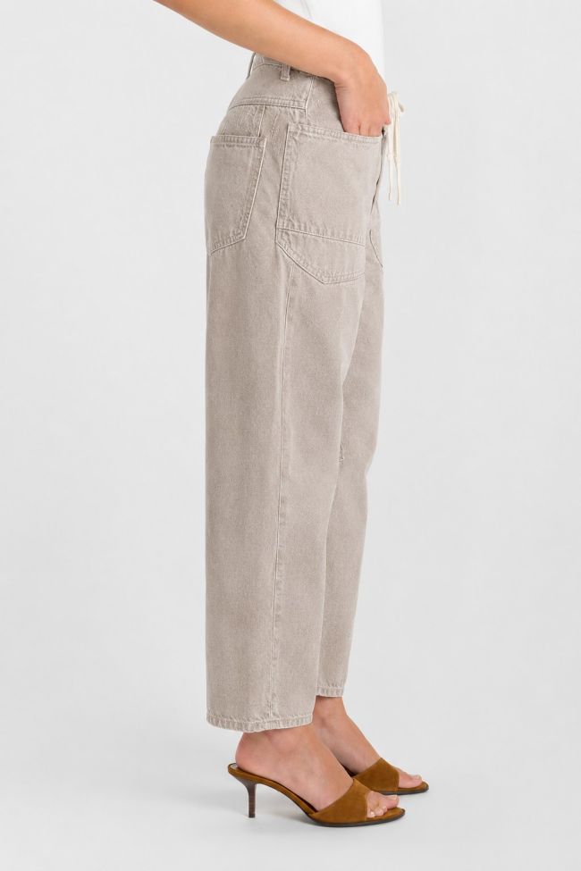 Jeans balloon Madie beige
