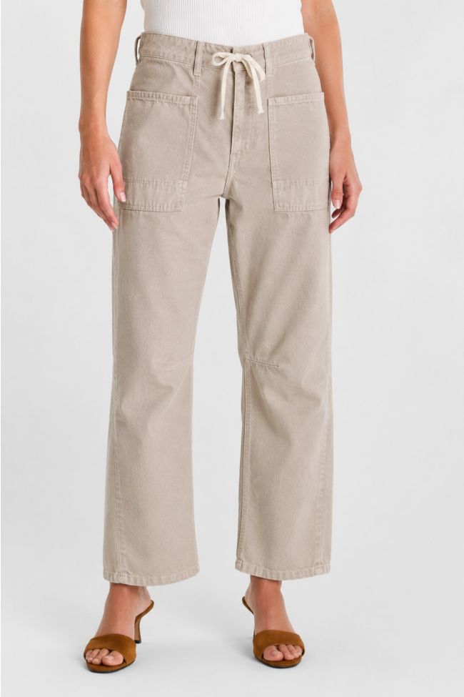 Jeans balloon Madie beige