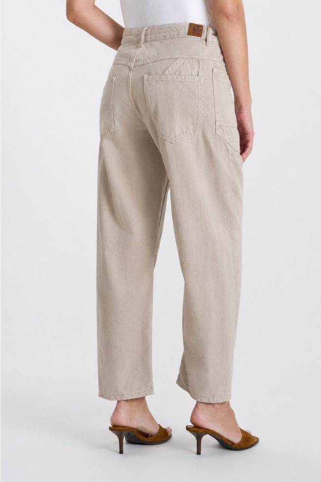 Jeans balloon Madie beige