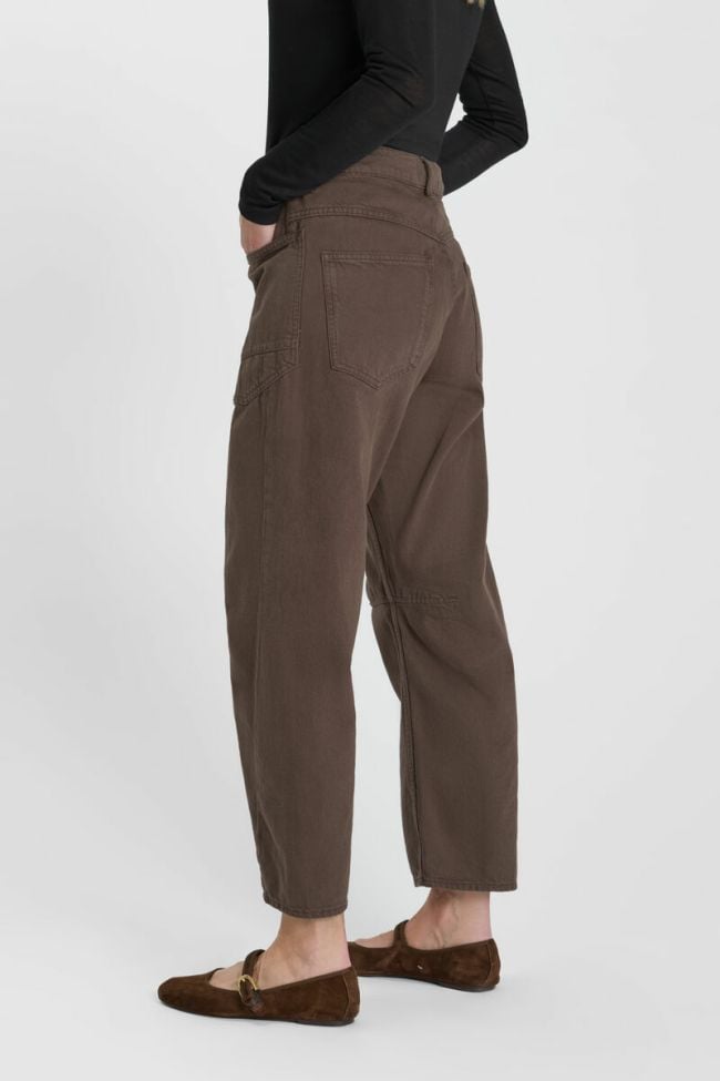Jeans balloon Madie marron