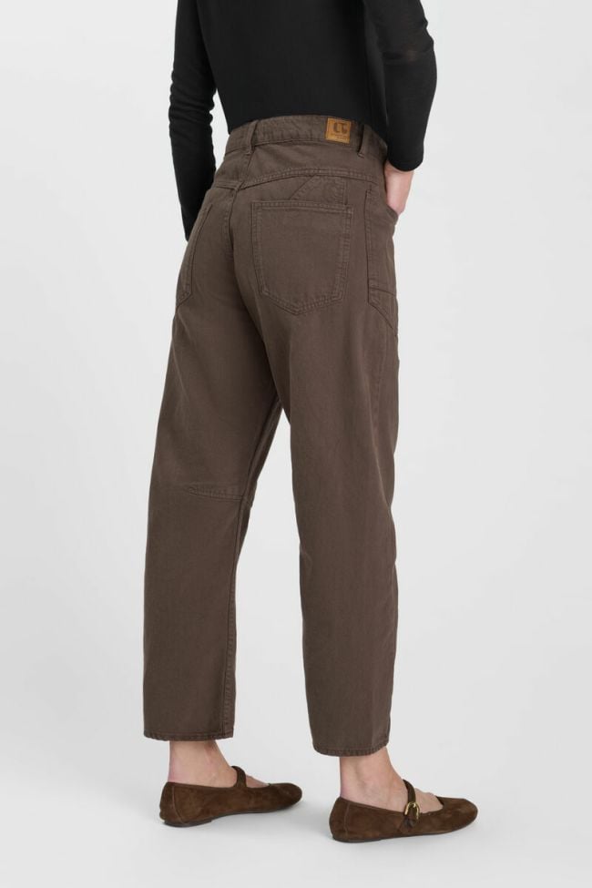Jeans balloon Madie marron