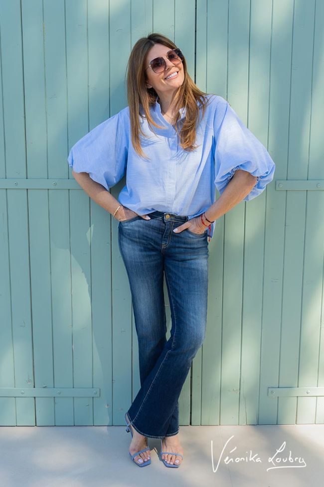 Sophie power bootcut by Véronika Loubry jeans bleu N°2