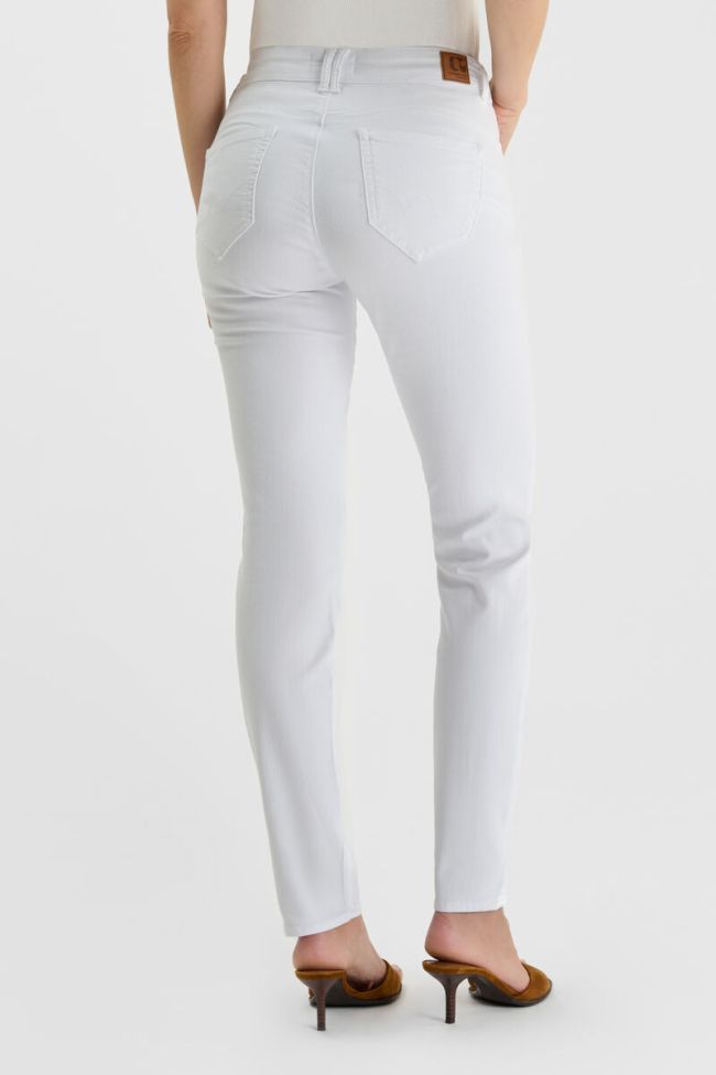 Jeans pulp regular taille haute blanc 