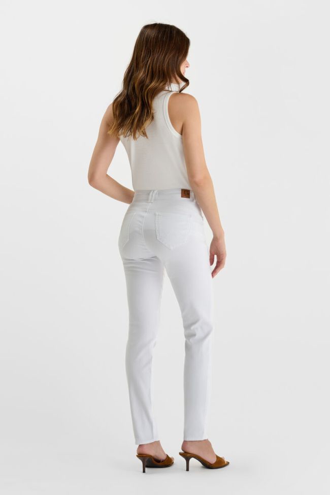 Jeans pulp regular taille haute blanc 