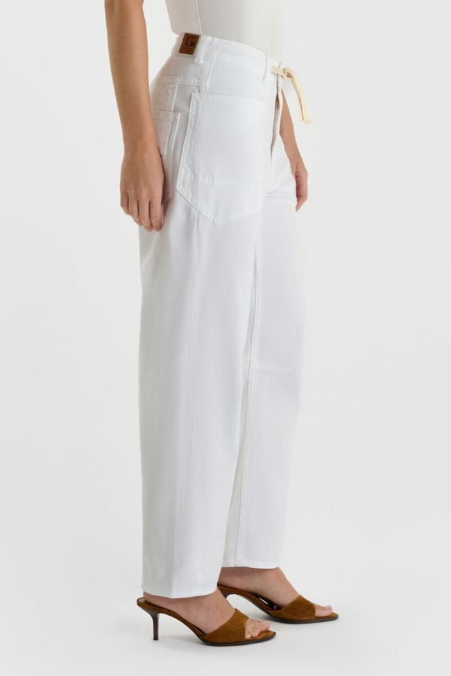 Jeans balloon Madie blanc