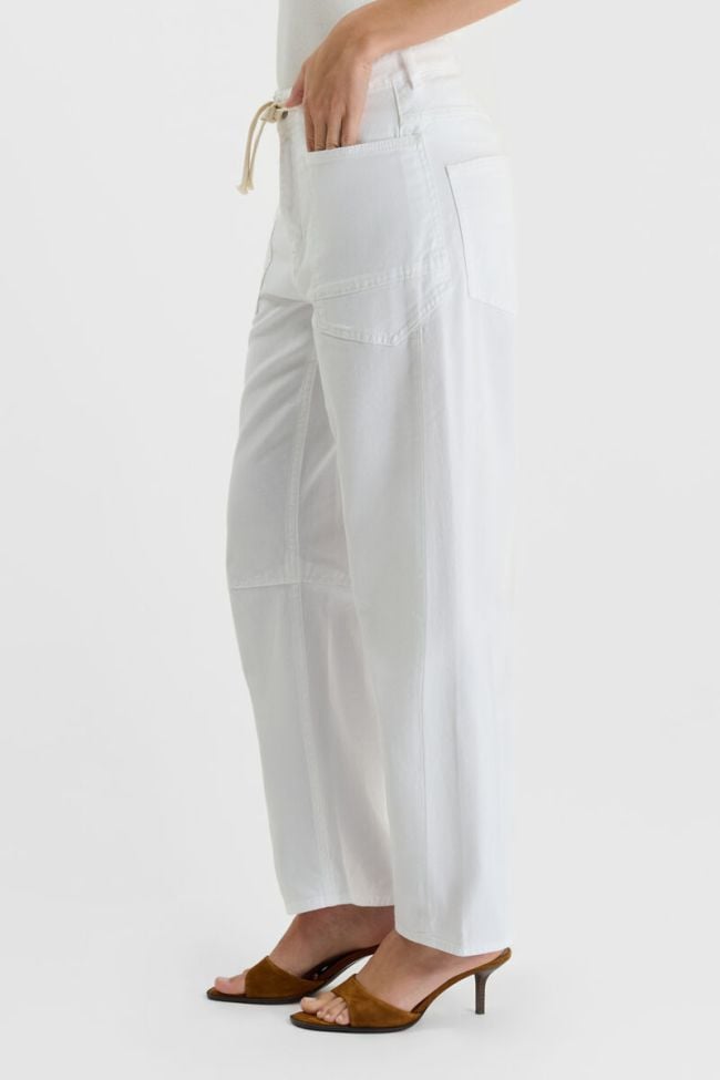 Jeans balloon Madie blanc