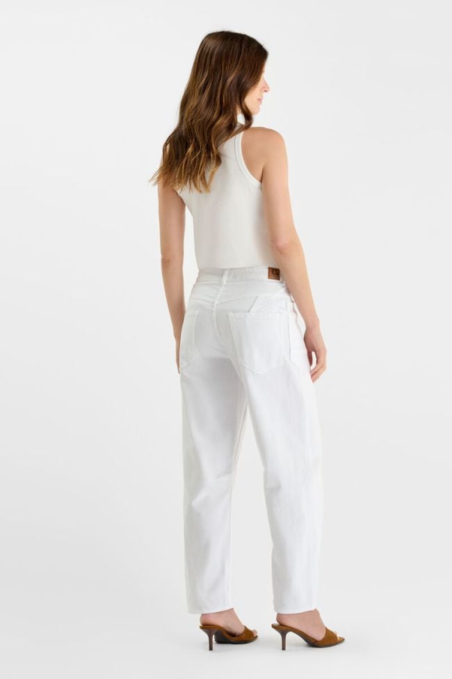 Jeans balloon Madie blanc